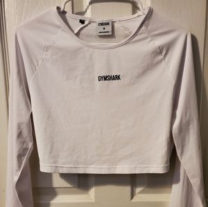 Gymshark white crop top